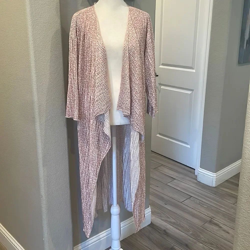 LulaRoe Blush Pink Floral Duster Size Médium